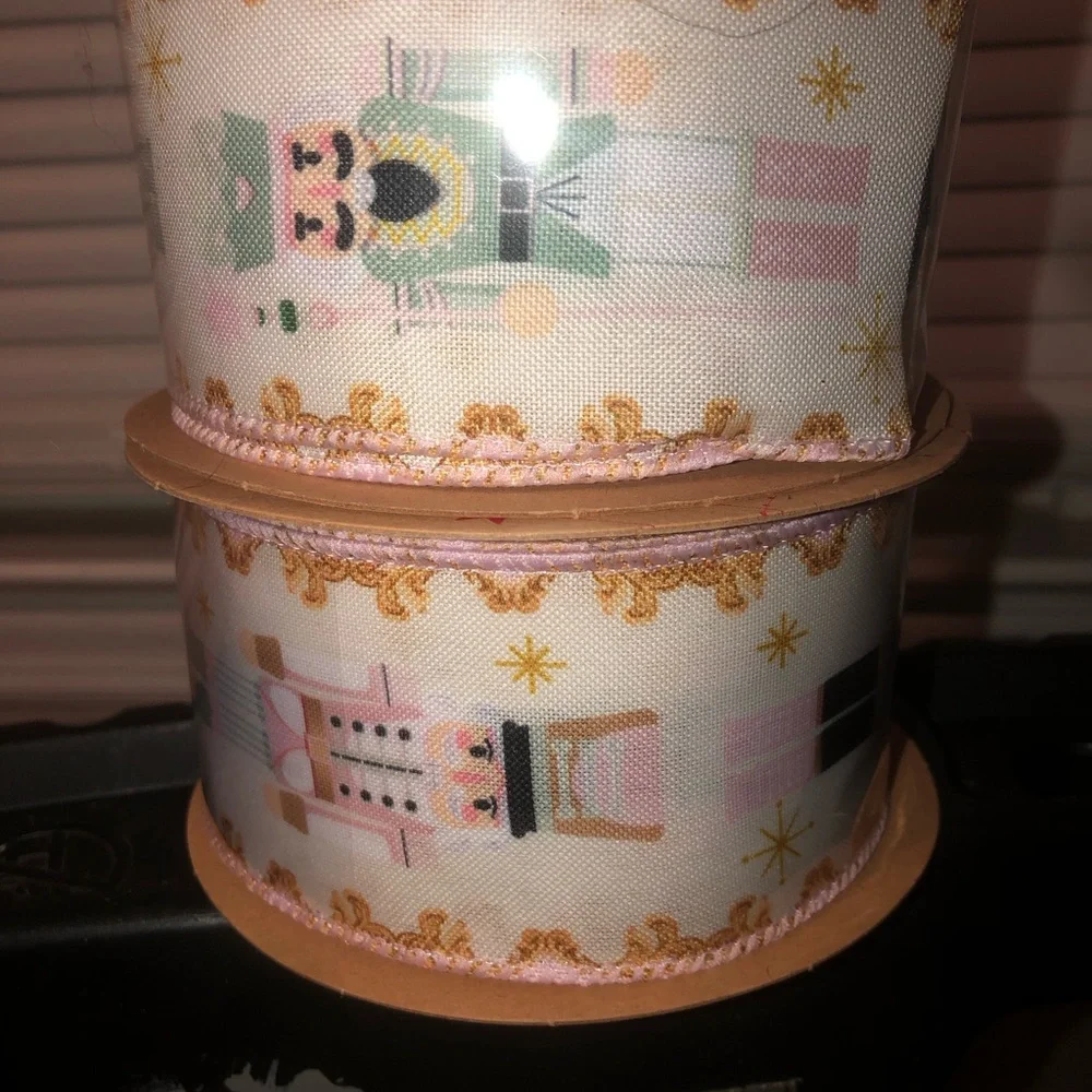 ‼️ 2 rolls of nutcracker ribbon